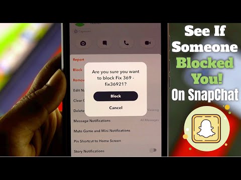 Video: Varför händer det när du blockerar någon på snapchat?