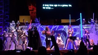 Star Wars Weekends 2015 Character Finale with Jedi, Vader, Rebels, NEW Force Awakens Stormtroopers