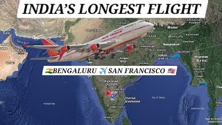 India s Longest Flight Route Tracking