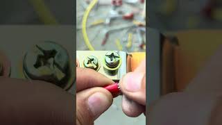 How To Secure Two Wires Together | Easy Electrical Joint Method #shortvideo #wire #electrical