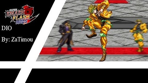 Dio Brando Mod By ZaTimou SSF2 Mods! (Super Smash Flash 2)