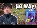 KLAUS USED CRAZY 18 WITCH ATTACK WITH THE WAR ON THE LINE! Clash of Clans eSports