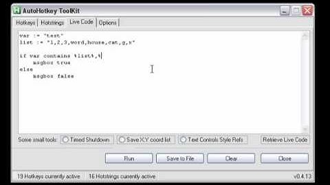 [AHKTuts] Ep4 - If Else Special Operands - [between] [in] [contains] [is (type)]