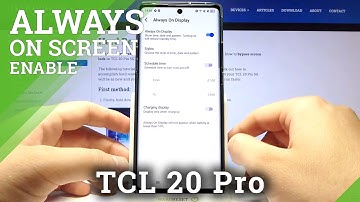 How to Turn On Always On Display on TCL 20 Pro 5G – Activate AOD