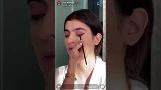 تتوريال ميكب ناعم مع سحب العين 👁 سناب الآرتست 💄: سارة السبيعي makeup tutorial