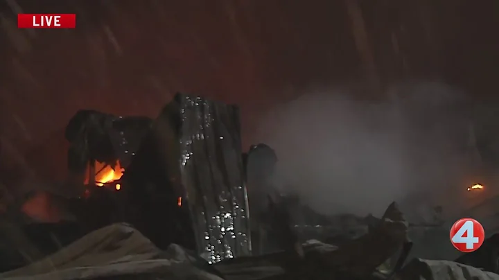 Fire blazes at Reisdorf Bros Inc in Wyoming County