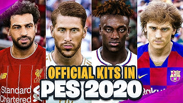 HOW TO GET THE REAL KITS ON PES 2020 (TUTORIAL)