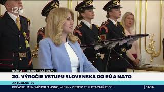 20. výročie vstupu Slovenska do EÚ a NATO - AKTUÁLNE :24, RTVS