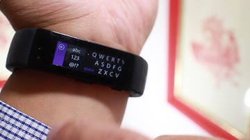 How to use the Microsoft Band keyboard