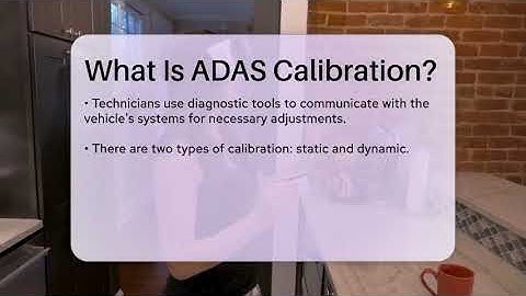 What Is ADAS Calibration? - Talking Tech Trends