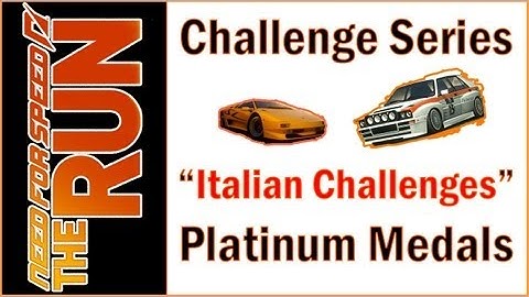 Need For Speed™ The Run - Challenge Series - Italian Challenges