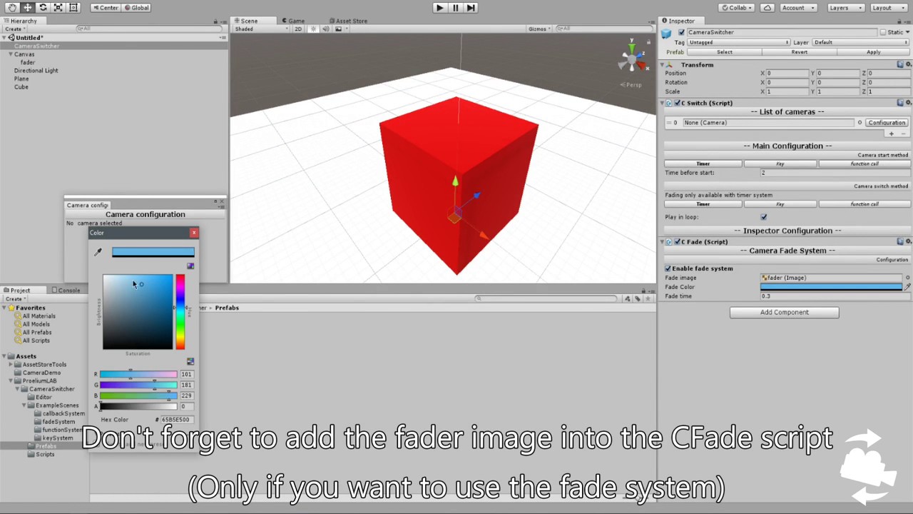 [UnityAsset] Camera Switcher - YouTube