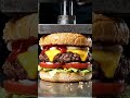 Hydraulic press crushing video burger 🍔 #satisfying #automobile #sandmentcrushing