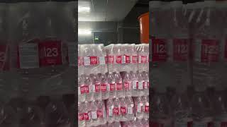 Automatic high speed rotary type hot melt glue labeling machine for pure water bottle