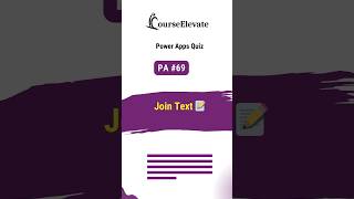 Which function joins text inputs in power apps ?