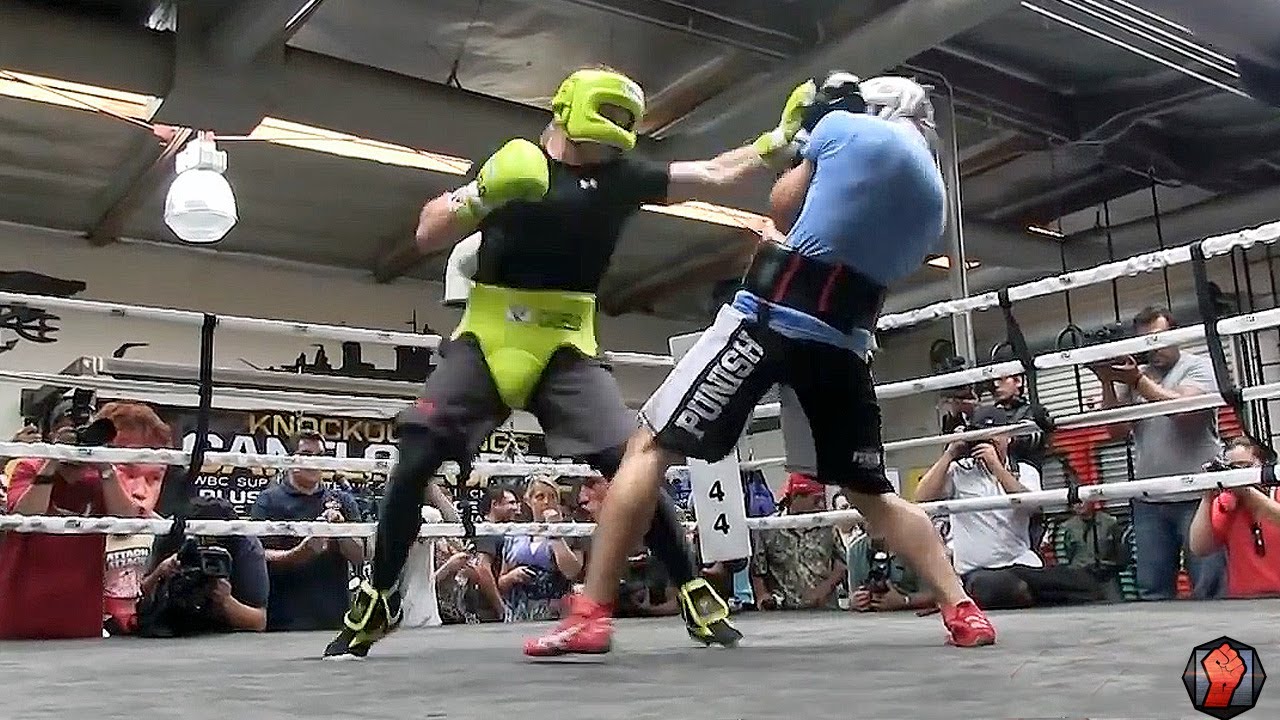 CANELO ALVAREZ SPARRING - 12 MINS OF CANELO WORKING SPARRING PARTNERS ...