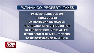 Putnam County Treasurer reminds property owners of July 31 tax deadline