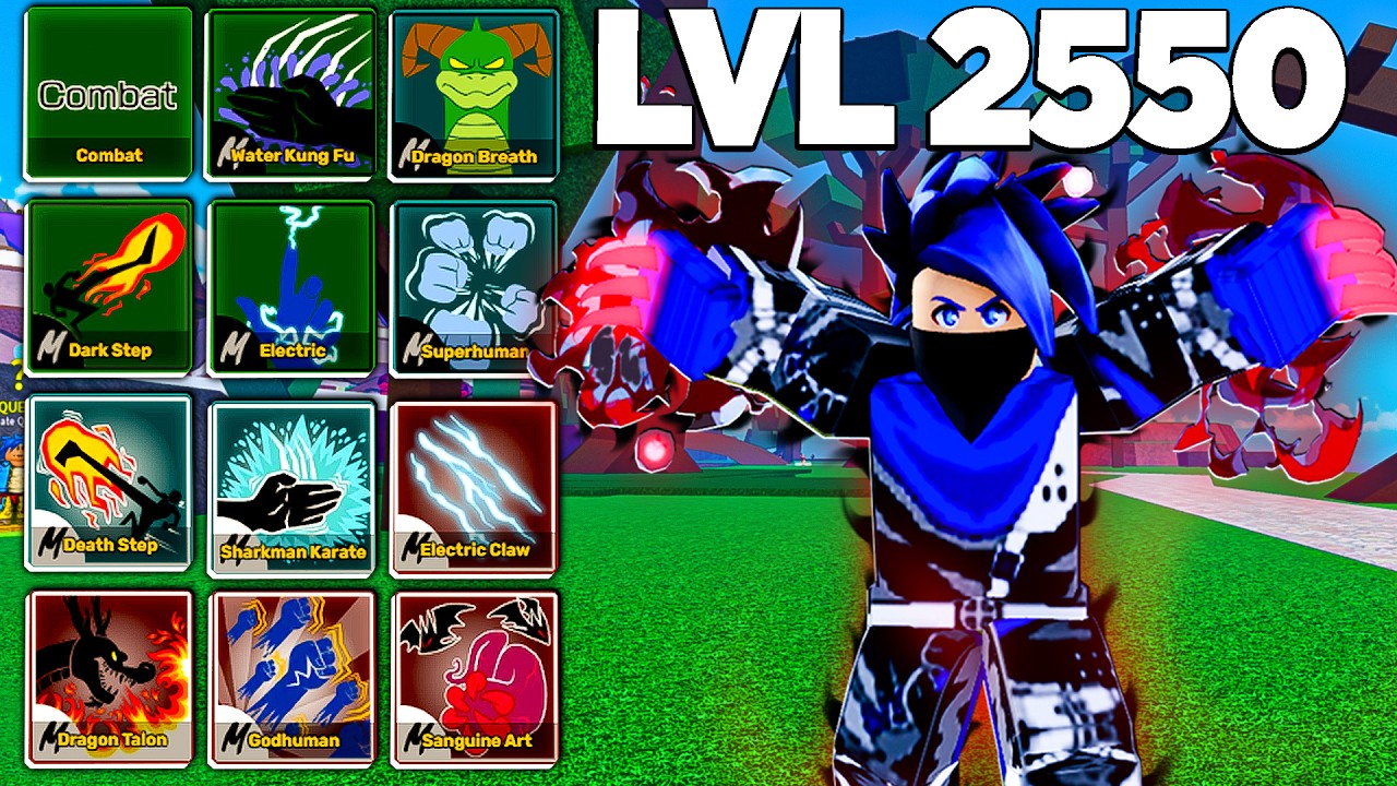 PEGANDO TODOS ESTILOS DE LUTA NO BLOX FRUITS EM 24 HORAS!!