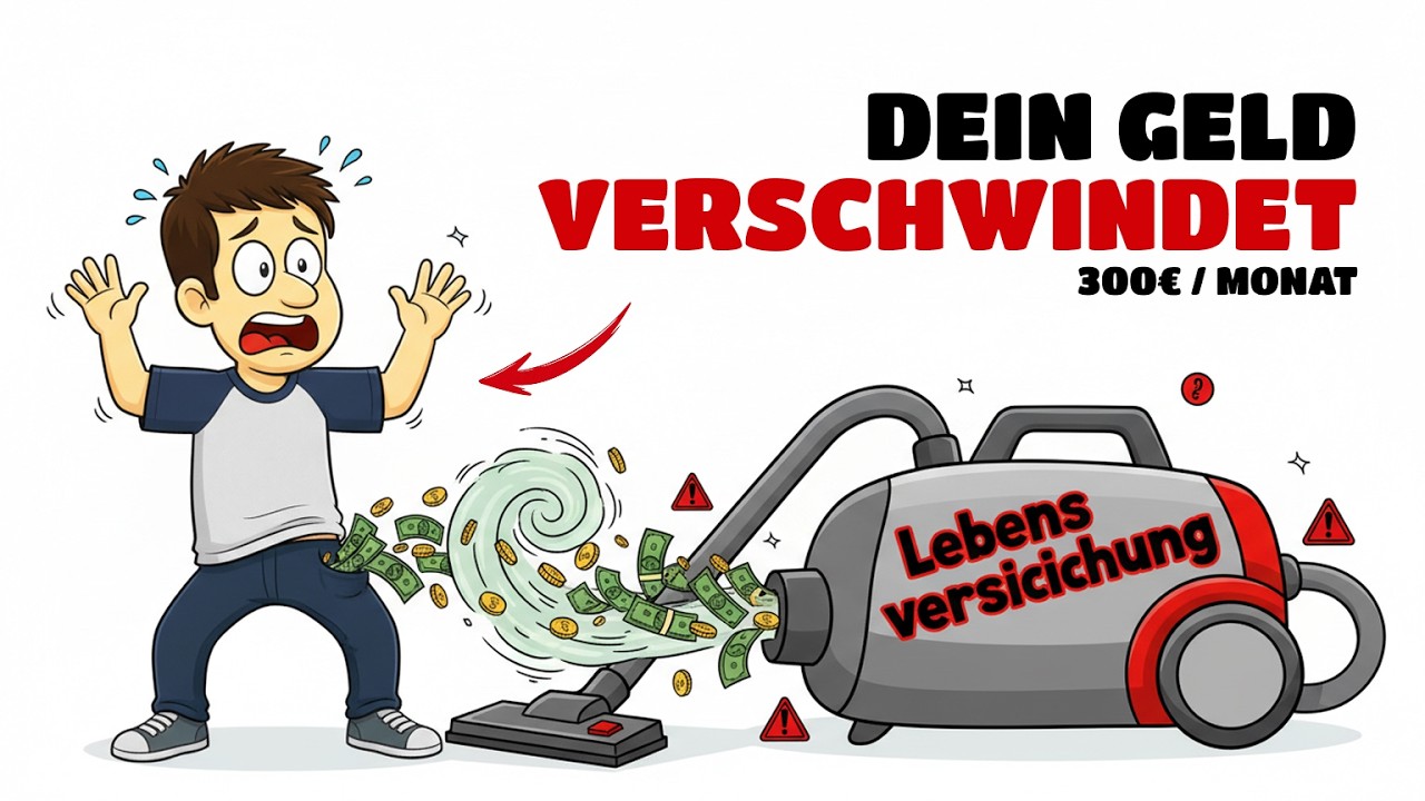 DIE LEBENSVERSICHERUNGS-LÜGE: Warum dich 300€ im Monat jetzt ARM machen! | Altersvorsorge