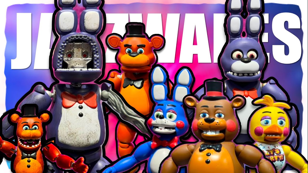 FNAF NEW JAZWARES MERCH REVEALED!! Figures, Plushes, and More Coming ...