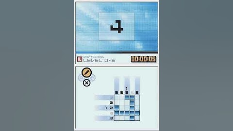 Picross DS - Easy 0-E - Moon