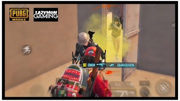PUBG Mobile 1V4 Clutch In Karakin Map || Lazymon Gaming ||