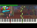 Tostarena town  super mario odyssey piano tutorial easy