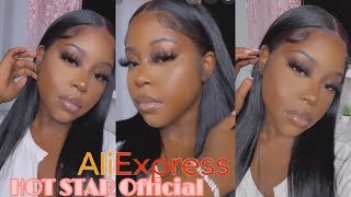 Hot Star Official Hair Review | AliExpress 28in HD 13x6 Lace Frontal Wig