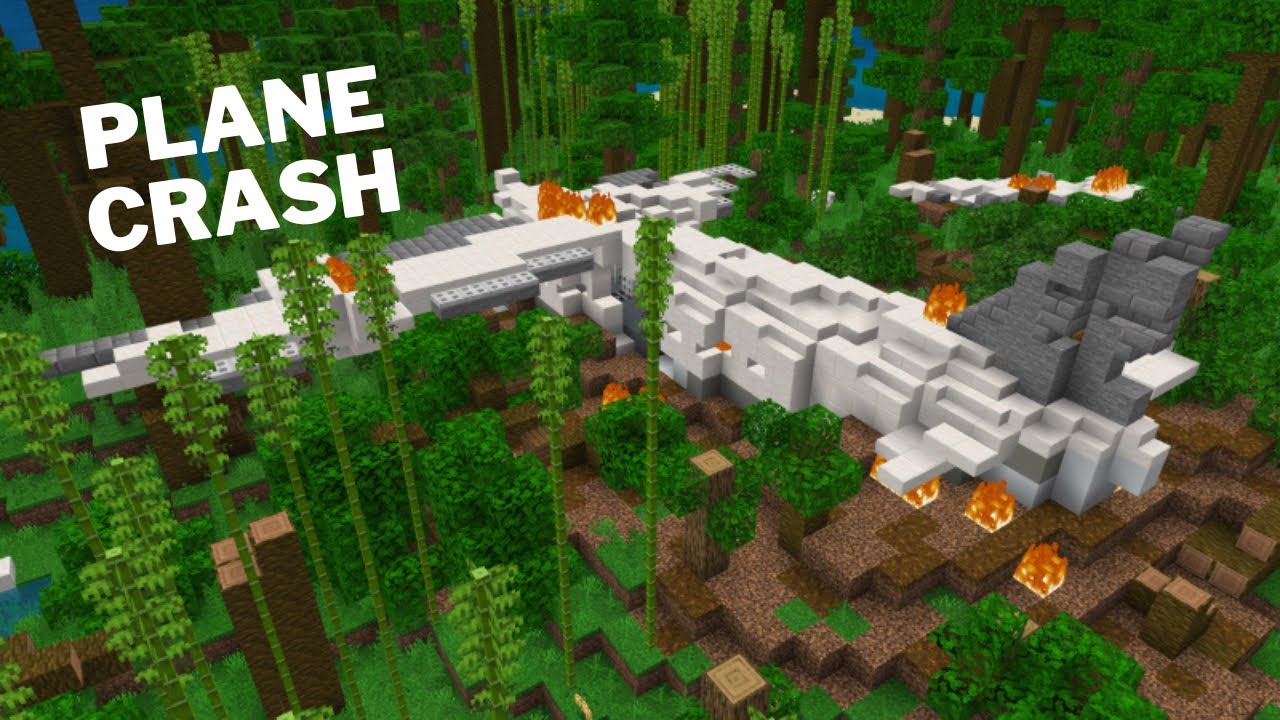 Minecraft Plane Crash Map w/ Adriantheone1 P.2 YouTube