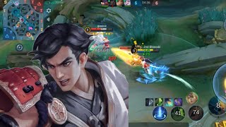 MY ZILONG FULL GAMEPLAY- HOW TO COUNTER ANY STRONG FIGHTER ENEMY IN EXP LANE LETS GOOO!!!!! #mlbb