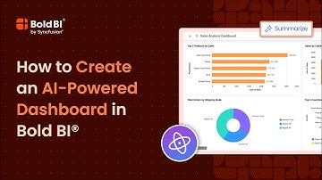 How to Create an AI-Powered Dashboard in Bold BI®