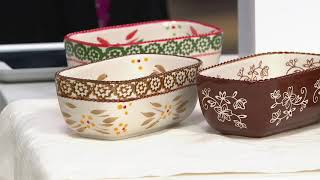 Temp-tations 9-Piece Petite Bake Set on QVC