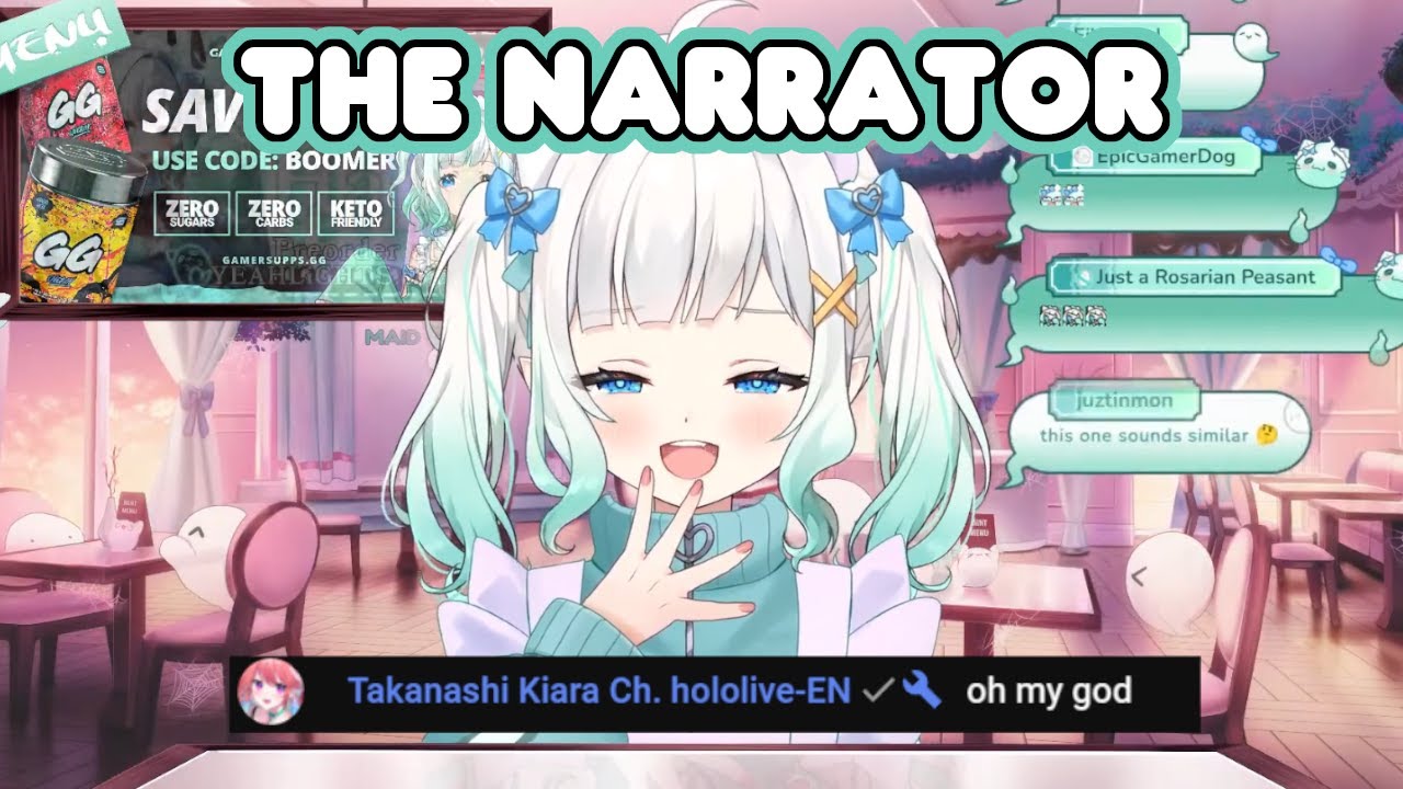 Минт показывает всем свой проклятый изменяющий голос 【Maid Mint Fantome】