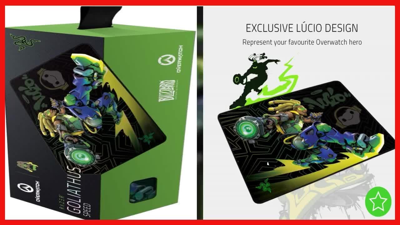 Razer Goliathus Speed (Medium) Gaming Mousepad Overwatch Lucio