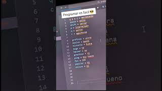 Programar es muy facil