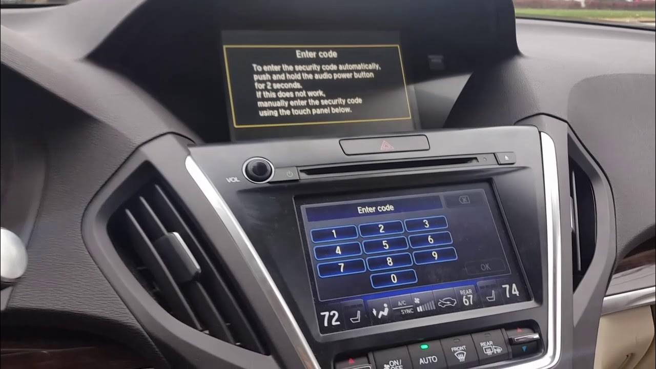 BYPASS RADIO OR NAVIGATION CODE ON NEWER ACURA AND HONDA VEHICLE'S