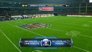 Athlete Statistics Patriots vs Rams Week 8 2012 | Full Game 720p60fps
