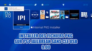 Comment installer des fichiers PKG sur PS4 SANS CLE USB
