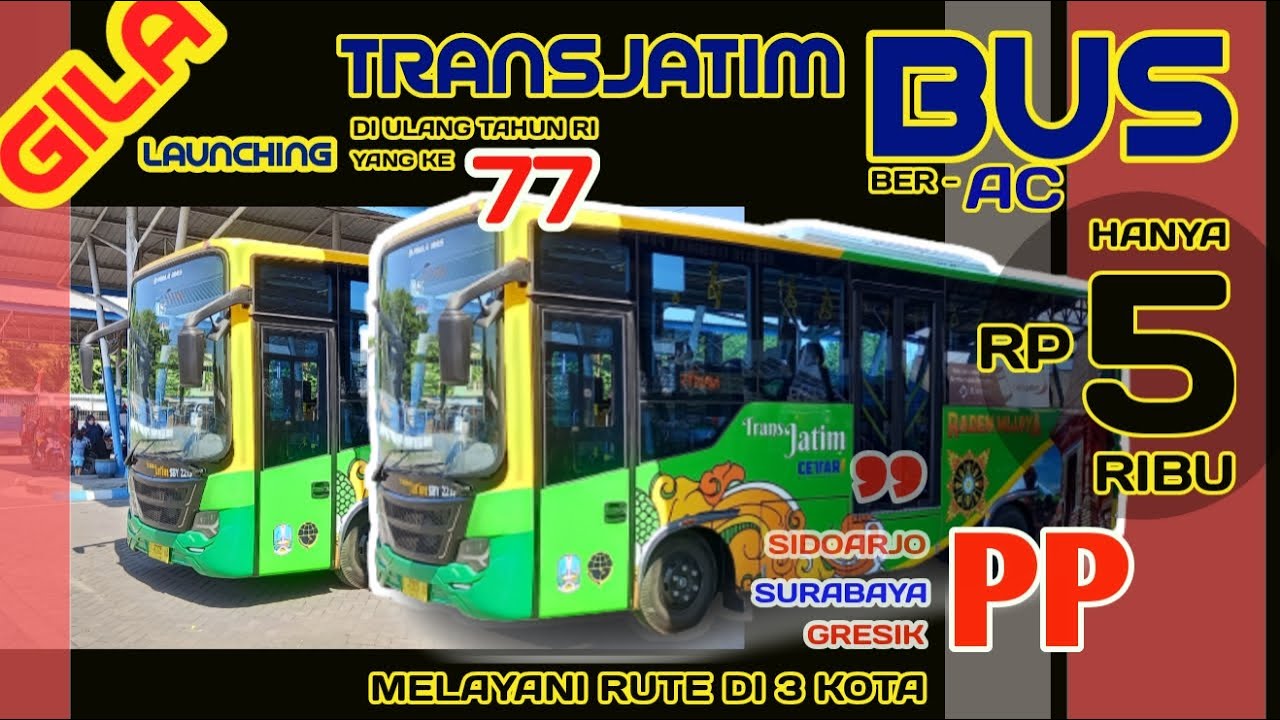 Bus Trans JATIM Transportasi masal murah & banyak kenyamanan I REVIEW LENGKAP RUTE  dan OPERASIONAL