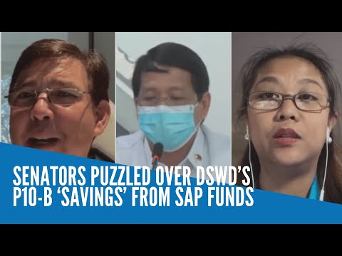 Senators puzzled over DSWD’s P10-B ‘savings’ from SAP funds
