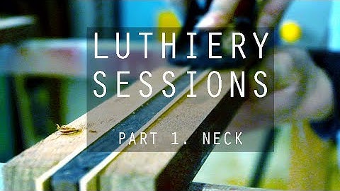 Making electric guitar neck blanks - GF Guitars inside workshop PT.1