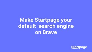 How to Make Startpage Your Brave Default Search Engine screenshot 4