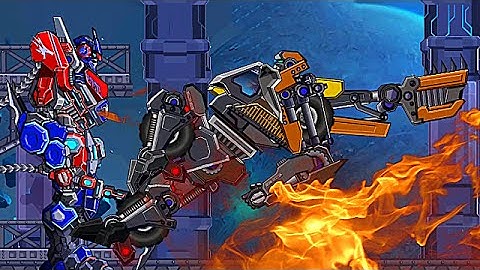 Robot Excavator VS Robot Sickle - Game Show - Game Play - 2016 - HD