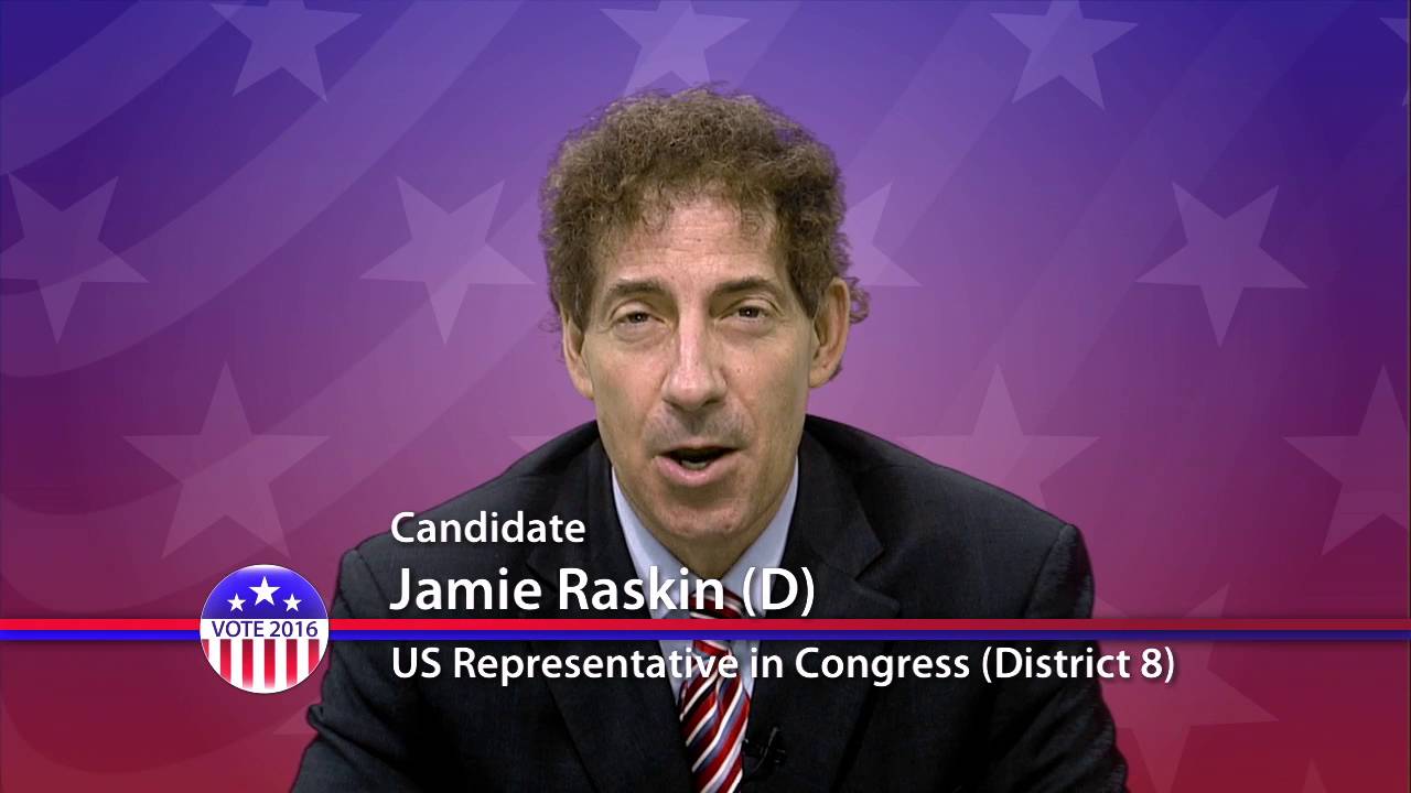 Vote 2016 Candidate Statement U S Representative To Maryland S 8th District Jamie Raskin D Youtube