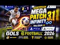 MEGA PATCH INFINITY 3.1 PS4/PS5 GOLS ADIQUIRA JÁ TENHA A MELHOR ATUALIZAÇÃO EM CIMA DO PES 21 