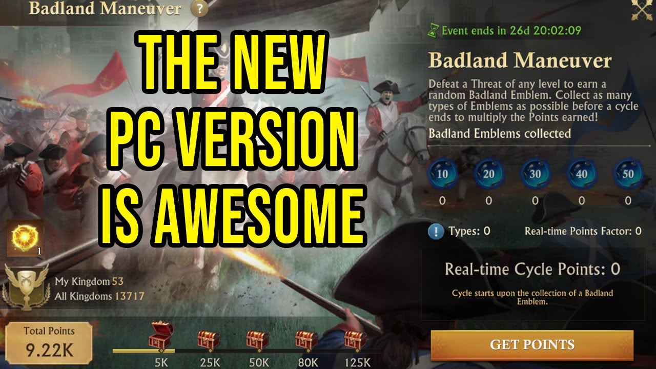 Guns of Glory: Update 10.2.0 Quick Review + PC Version