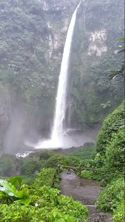 coban pelangi saat sore hari #shorts