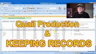 Quail Production & Keeping Records screenshot 1