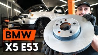 Cómo cambiar los discos de freno delantero en BMW X5 (E53) [INSTRUCCIÓN AUTODOC]