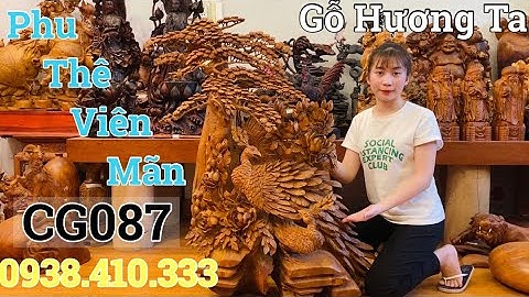 Tượng Phu Thê Viên Mãn Gỗ Hương Ta Gia Lai Siêu Đẹp Thưởng Lãm Tại Tượng Gỗ Độc Đáo